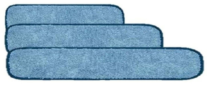 18" Microfiber Flat Wet Mop Pads | Bulk